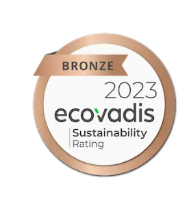 BRONZE 2023 ecovadis Sustainability Rating