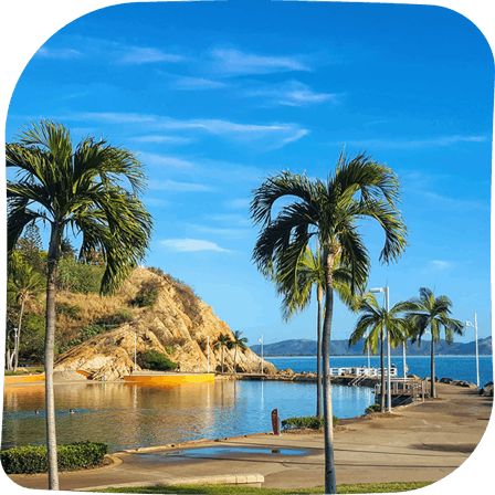 Cityscape of Townsville, a host city of RWC 2027