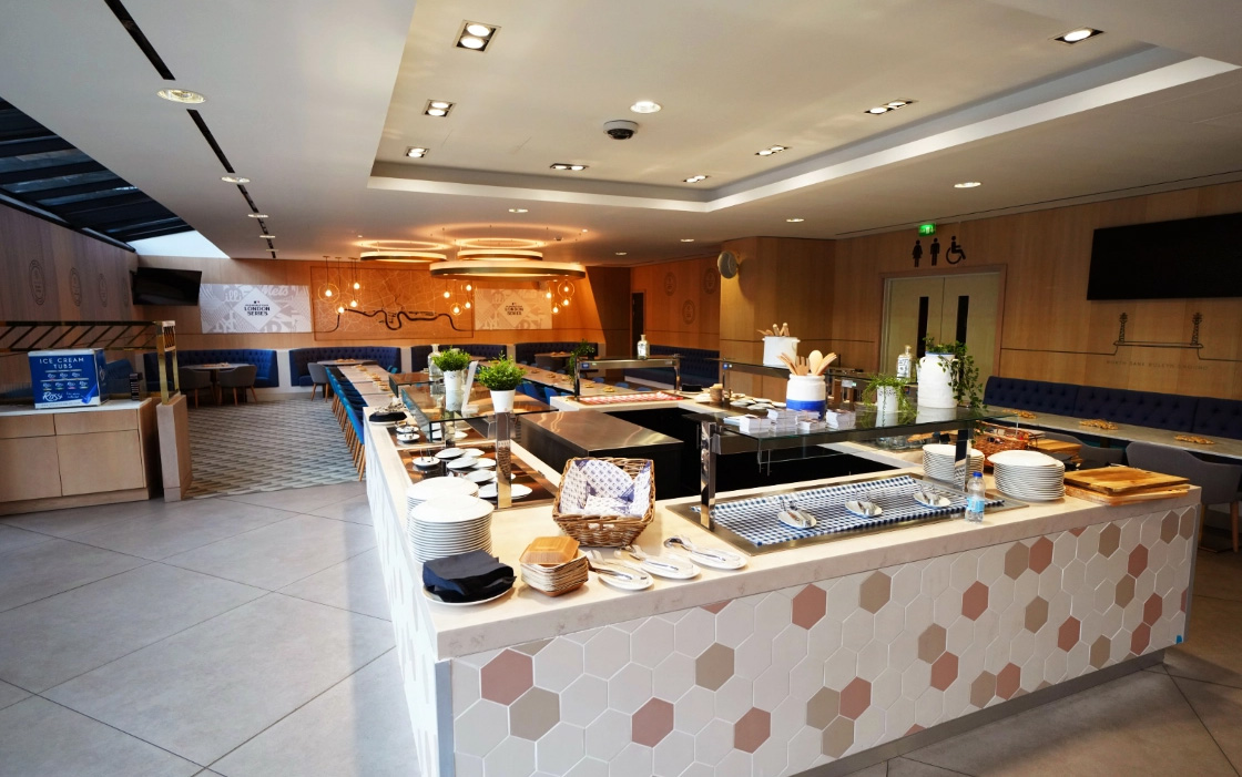 - The informal-style venue featured a casual yet professional atmosphere.